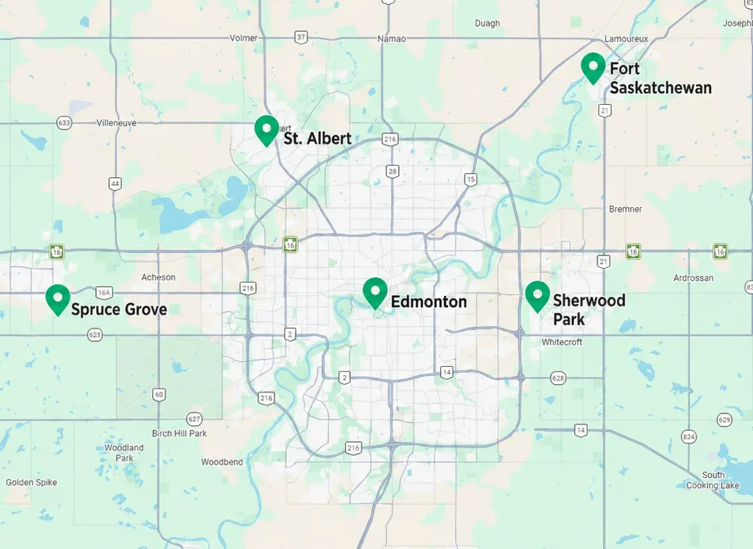Edmonton service area